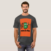 T-shirt Zom-B-plat Halloween (Devant entier)