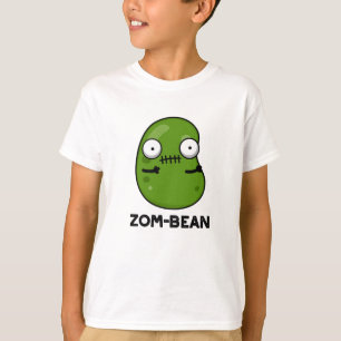T-shirt Zom-bean Drôle Halloween Zombie Bean Pun