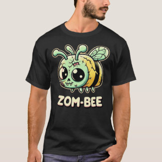 T-shirt Zom-Bee Adorably Creepy Zombie Bee Cartoon Hallowe