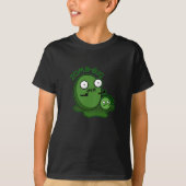 T-shirt Zom-big Zom-small Funny Halloween Zombie Pun (Devant)