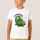 T-shirt Zom-big Zom-small Funny Halloween Zombie Pun (Devant)