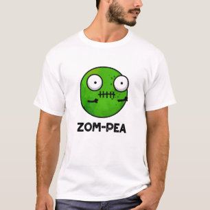T-shirt Zom-pea Drôle Halloween Zombie Pea Pun