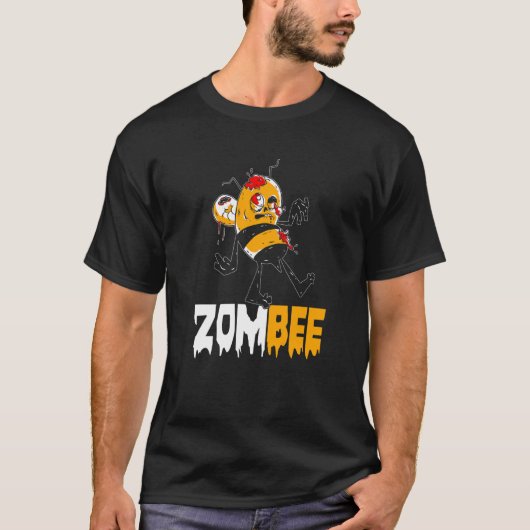 T-shirt Zombee Bee Pun Bee Pollen Bee Keeper Farm (Devant)
