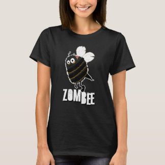 T-shirt Zombee Bee Zombie Halloween Bumblebee Yellow Spook