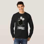 T-shirt Zombee Bee Zombie Halloween Bumblebee Yellow Spook (Devant entier)
