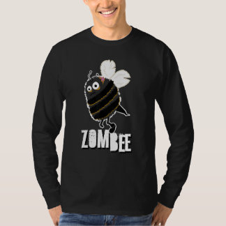 T-shirt Zombee Bee Zombie Halloween Bumblebee Yellow Spook