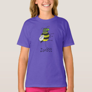 T-shirt ZomBEE Zombie Bee Girl's Kid