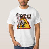 T-shirt Zombi Alpacalypse (Devant)
