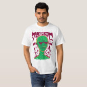 T-shirt Zombi-Inondé (vert de gaz de marais) (Devant entier)
