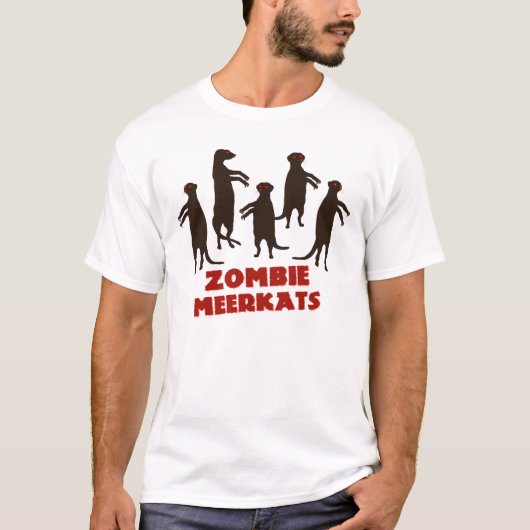 T-shirt Zombi Meerkats ! (Devant)