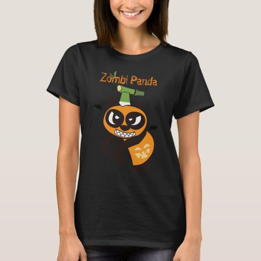 T-shirt Zombi Panda (Devant)