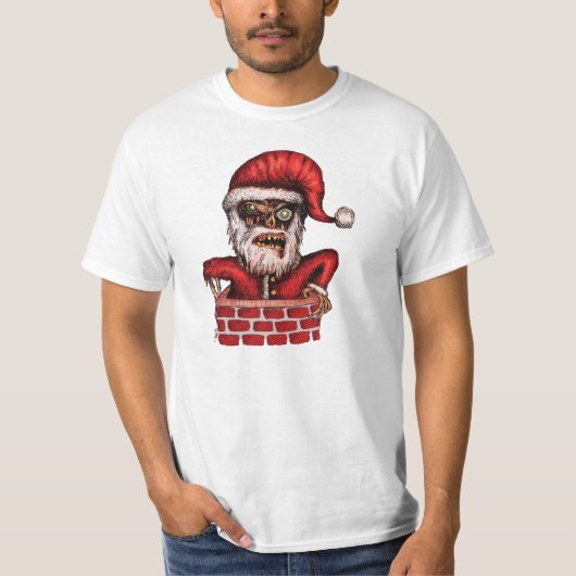 T-shirt Zombi Père Noël (Devant)