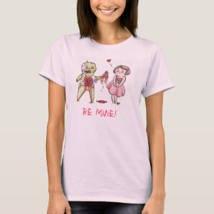 T-shirt Zombi Valentine - soyez le mien ! ! !