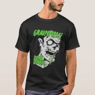 T-shirt Zombi végétalien
