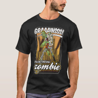T-shirt Zombi végétarien