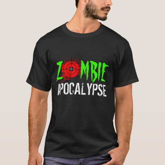 T-shirt Zombie apocalypse (Devant)