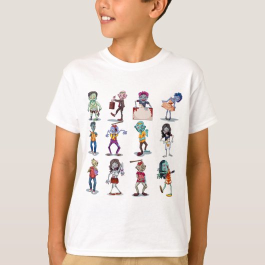 T-shirt Zombie Apocalypse (Devant)