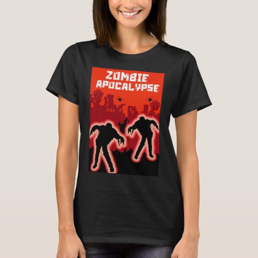 T-shirt Zombie Apocalypse (Devant)