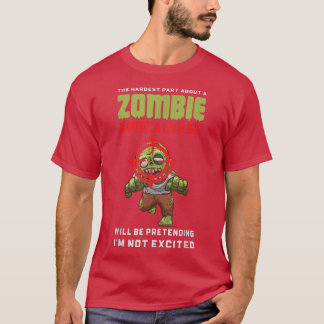 T-shirt Zombie Apocalypse Zombies Drôle Halloween 6921