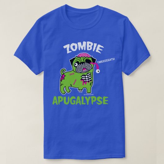 T-SHIRT ZOMBIE APUGALYPSE (Design devant)