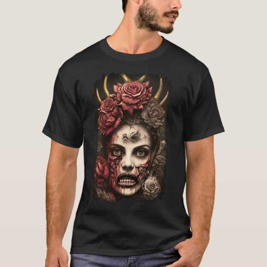 T-shirt Zombie Babe 02 (Devant)