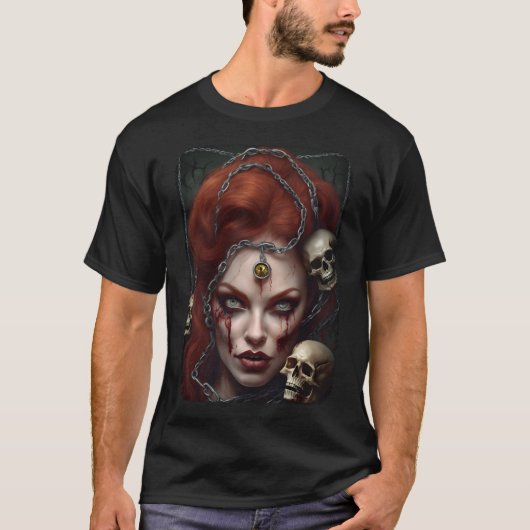 T-shirt Zombie Babe 03 (Devant)