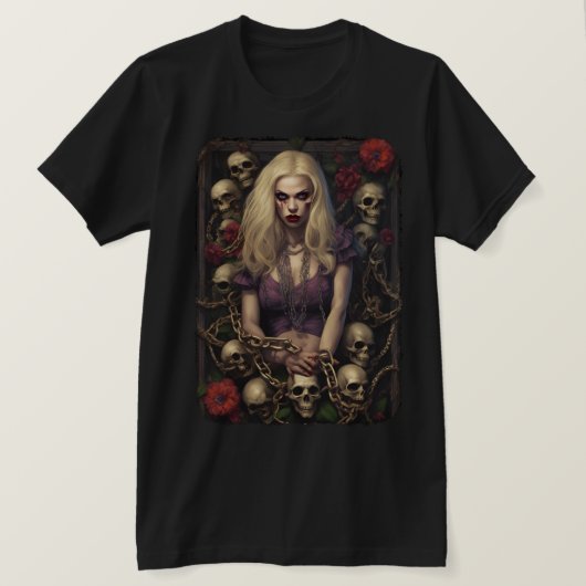T-shirt Zombie Babe 05 (Design devant)