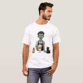 T-shirt Zombie Barista (Devant entier)