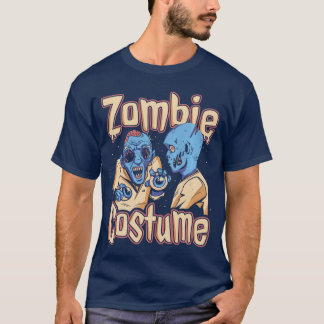 T-shirt Zombie Bloody Funny Costume Halloween Horror Zombi