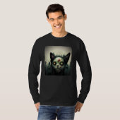 T-shirt Zombie Ca Esthétique Épouvantable Horreur Hallowe (Devant entier)