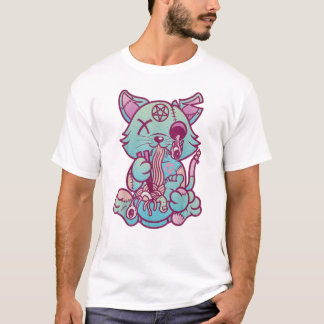 T-shirt Zombie Cat| Chats et ramen| Chats Ramen|