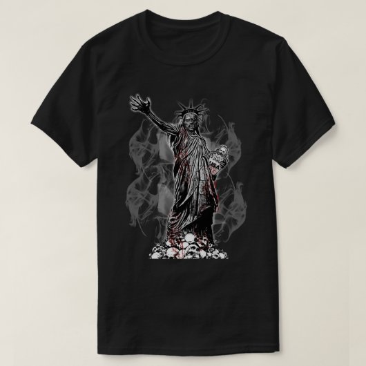 T-shirt Zombie de la Liberté (Design devant)
