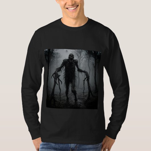 T-shirt zombie déplaisant (Devant)