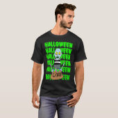 T-shirt Zombie d'Halloween (Devant entier)