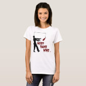 T-shirt Zombie doit avoir du vin (Devant entier)