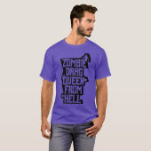 T-shirt Zombie Drag Queen de l'enfer Funny Gay Horreur (Devant entier)
