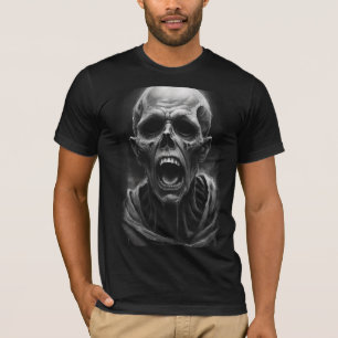 T-shirt Zombie effrayant