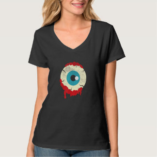 T-shirt Zombie Eyeball Halloween Party Scary Zombies Men W