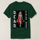 T-shirt Zombie Fairytales Hood MORT RIDING HOOD 1 (Design devant)