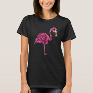 T-shirt Zombie Flamingo Spooky Creepy Halloween Costume Wo