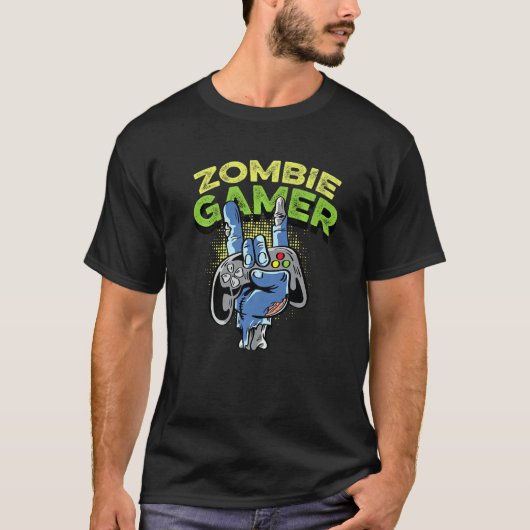 T-shirt Zombie Gamer (Devant)