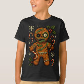 T-shirt Zombie Gingerbread Man Christmas Zombie T Shirt (Devant)