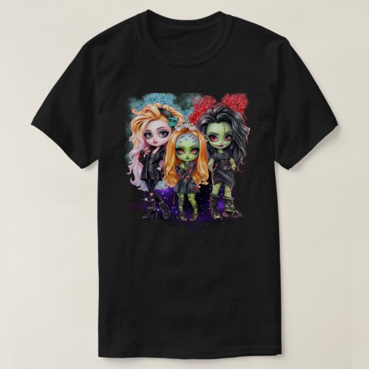 T-shirt Zombie Girls (Design devant)