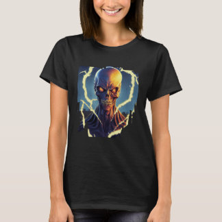 T-shirt Zombie Halloween Mort Inanimé Diable Mort Sang