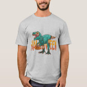 T-shirt Zombie Halloween T Rex (Devant)