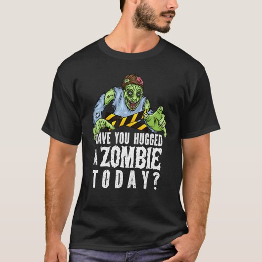 T-shirt Zombie Halloween Tee Zombie Lover (Devant)
