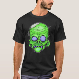 T-shirt Zombie Head Illustration Art