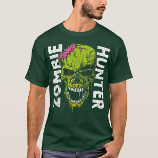 T-shirt Zombie Hunter Halloween Vêtements drôle Halloween