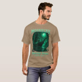 T-shirt Zombie Island Moon Island Retro toon Halloween (Devant entier)