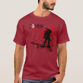 T-shirt Zombie KILLER - éclaboussure de sang (Devant)